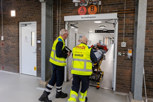 Akut patient indlægges i Gødstrup